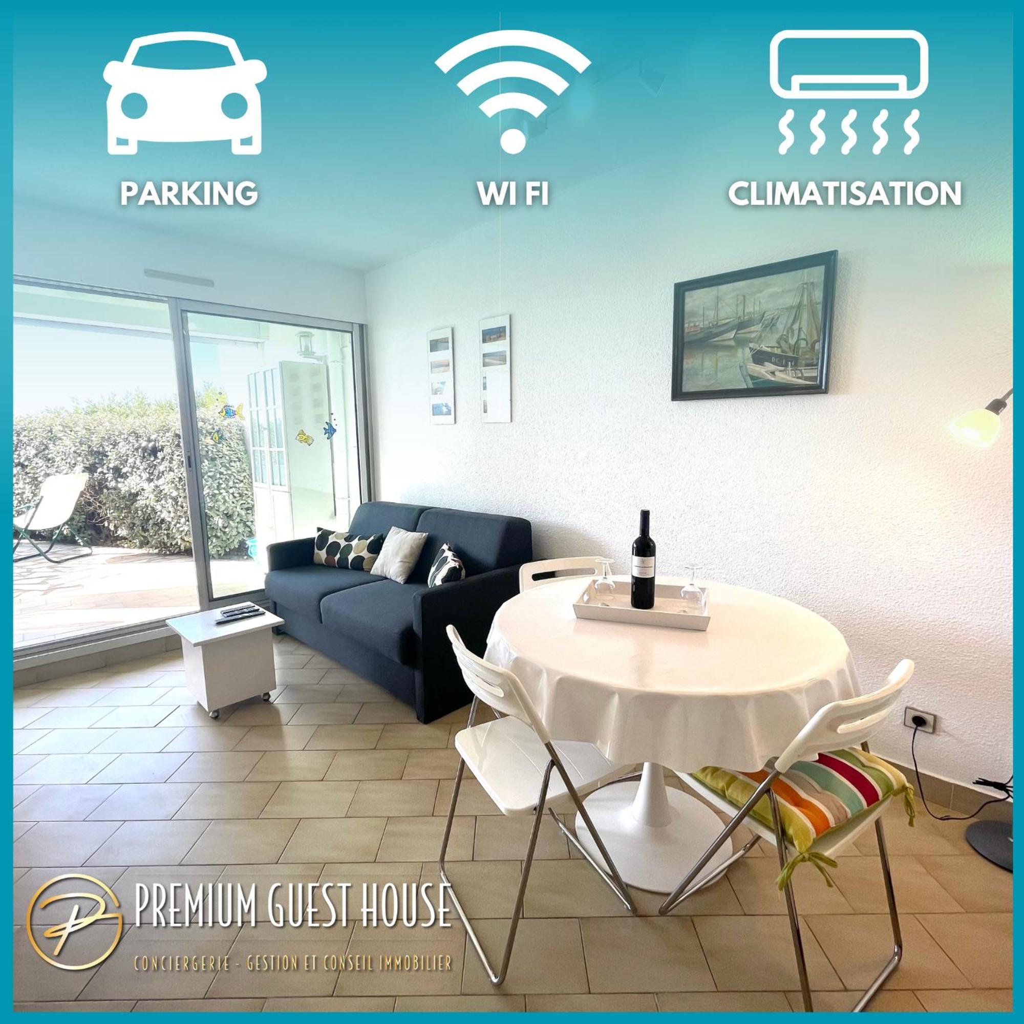 Apartamento Pgh N26 - Premiere Ligne, Jardin Et Parking Prive La Grande-Motte Exterior foto